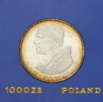 PRL. 1.000 złotych 1982 Jan Paweł II – SREBRO
