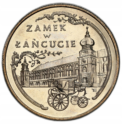 20.000 złotych 1993 Zamek w Łańcucie – PIĘKNE