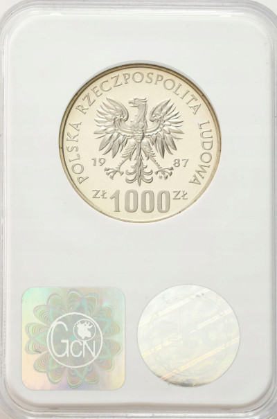 PRÓBA Srebro 1.000 złotych 1987 Wratislavia