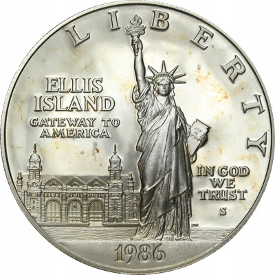 USA. 1 dolar 1986 S Statue of Liberty – SREBRO