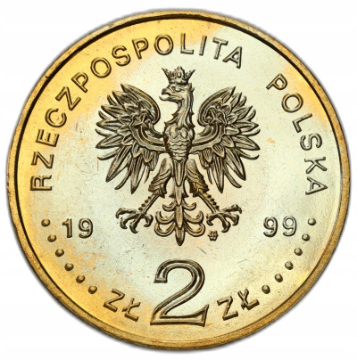 2 złote 1999 wstąpienie Polski do NATO – MENNICZE