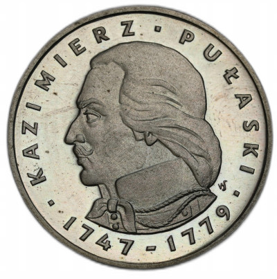 100 złotych 1976 Kazimierz Pułaski – SREBRO