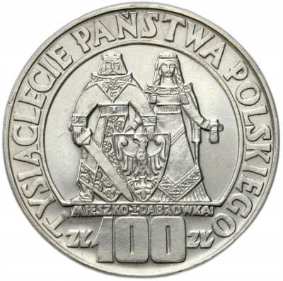 PRL. 100 złotych 1966 Mieszko i Dąbrówka