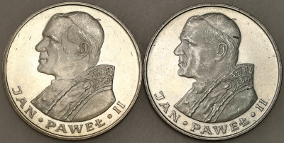 PRL - 1000 złotych 1982 Papież - zestaw 2 sztuk - SREBRO