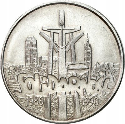100.000 złotych 1990, Solidarność typ C – NAJRZADSZA