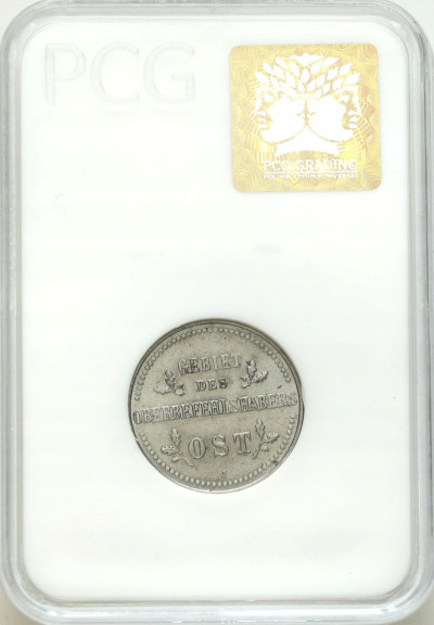 Okupacja Niemiecka. OST 2 kopiejki 1916 J PCG