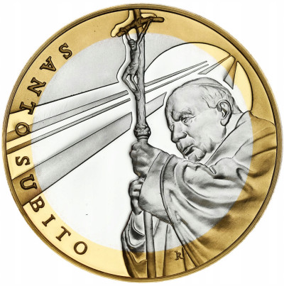Medal. Jan Paweł II, Karol Wojtyła – SREBRO