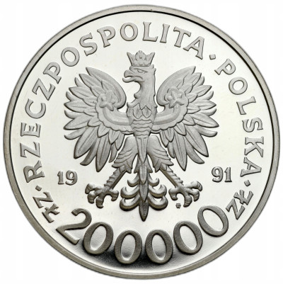 200.000 złotych 1991 Olimpiada Barcelona - Siłacz – SREBRO