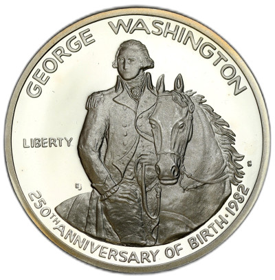 USA. 1/2 dolara 1982 George Washington – SREBRO