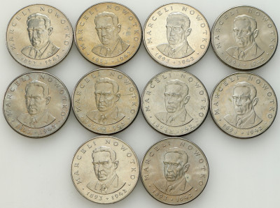 PRL. 20 złotych Nowotko 1983 - zestaw 10 sztuk