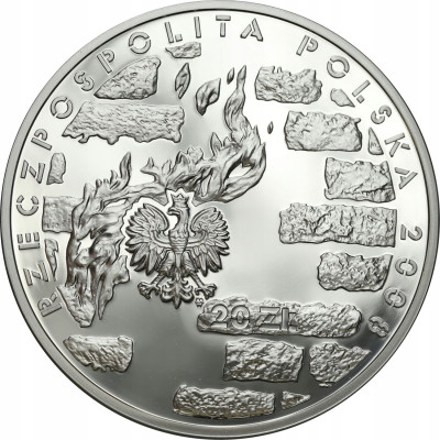 20 złotych 2008 Powstanie w Getcie Warszawskim – SREBRO