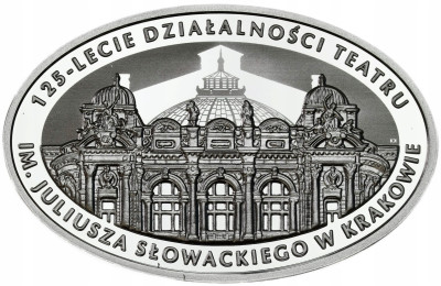 10 złotych 2018 Teatr im J. Słowackiego Kraków - SREBRO