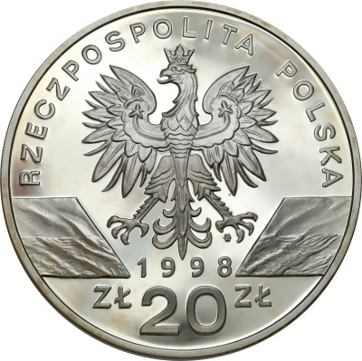 20 złotych 1998 Ropucha Paskówka – SREBRO