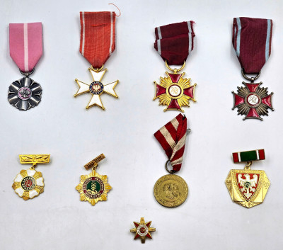PRL. Zestaw odznaczeń - 9 sztuk