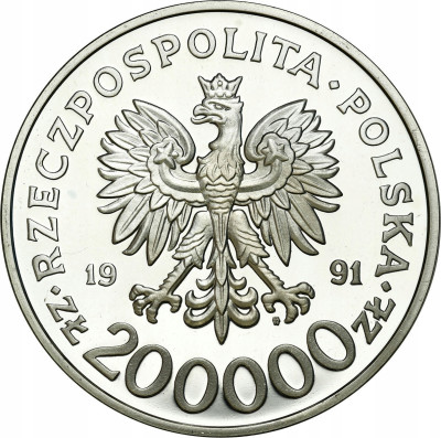 200.000 złotych 1991 Barcelona Żeglarstwo – SREBRO