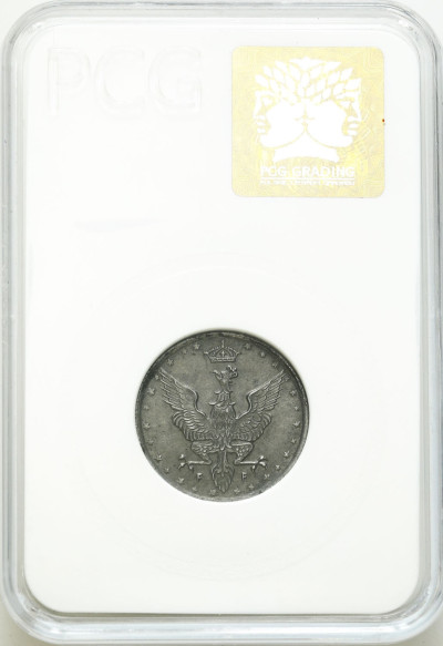 Królestwo Polskie 20 fenigów 1918 PCG MS63