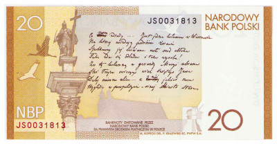 20 złotych 2009 Juliusz Słowacki – WYŚMIENITE