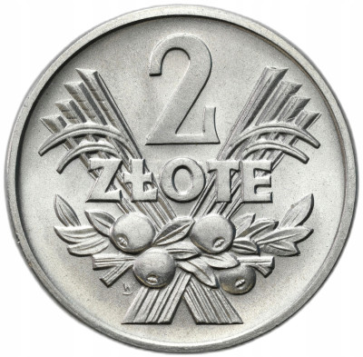 PRL. 2 złote 1958 Jagody – IDEALNE – RZADKIE