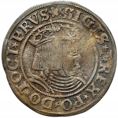 Zygmunt I Stary. Grosz, Toruń - DATA 15330 - RZADKOŚĆ