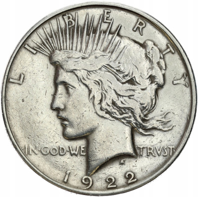 USA. Dolar 1922 D, Denver – SREBRO