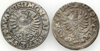 Śląsk. 3 krajcary 1613 i 1618 – 2 szt