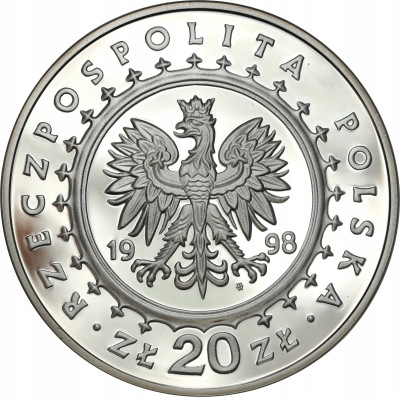20 złotych 1998 Zamek w Kórniku – SREBRO