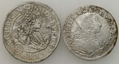 3 krajcary 1709 FN i 3 krajcary 1754 B, Wrocław