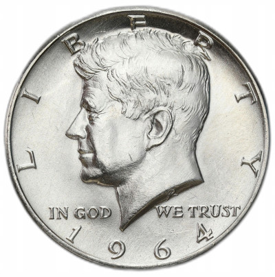 USA. 1/2 dolara 1964, Kennedy – SREBRO