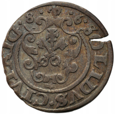 Stefan Batory. Szeląg 1586, Ryga – RZADKI