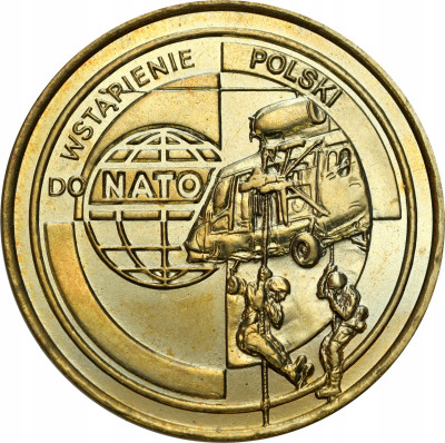 2 złote 1999 wstąpienie Polski do NATO – MENNICZE