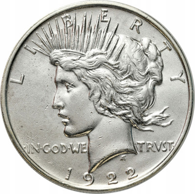 USA. Dolar 1922 D, Denver – SREBRO