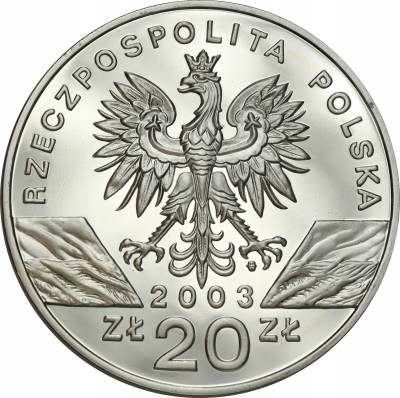 20 złotych 2003 Węgorz Europejski – SREBRO