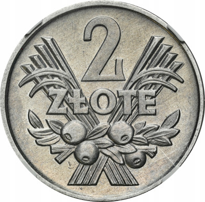 PRL. 2 złote 1960 Jagody NGC MS63 - PIĘKNE