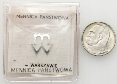KOPIA 2 złote 1936 Piłsudski, SREBRO – PIĘKNE