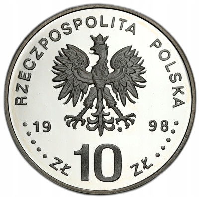 10 złotych 1998 Nagano – SREBRO