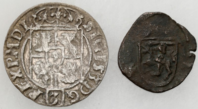 Władysław I Jagiellończyk, Zygmunt III Waza. Denar, Półtorak 1623 – 2 szt