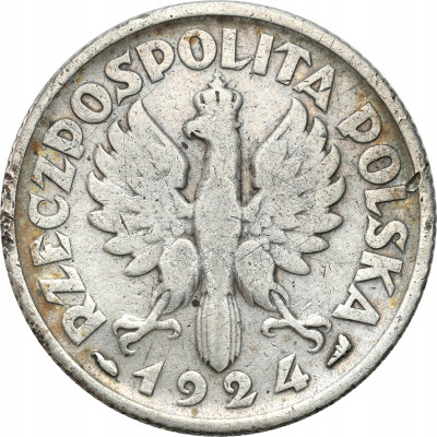 II RP. 1 złoty 1924, Paryż