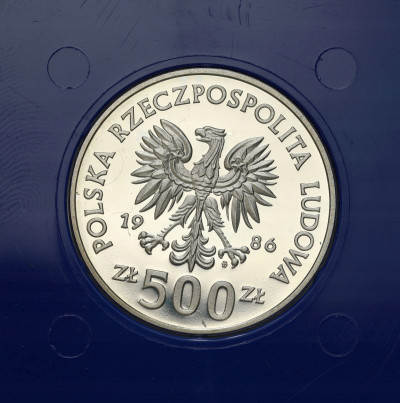 500 złotych 1986 FIFA '86 Meksyk - SREBRO