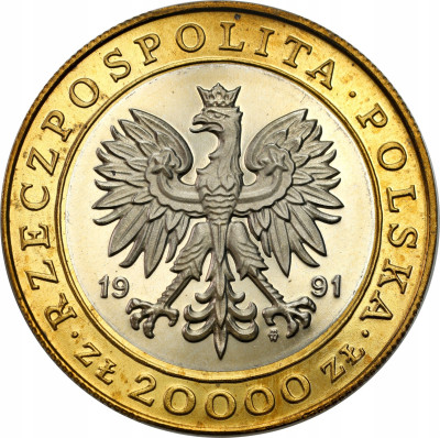 20.000 złotych 1991, 225 lat Mennicy – PIĘKNE