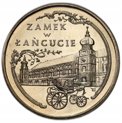 20.000 złotych 1993 Zamek w Łańcucie – PIĘKNE