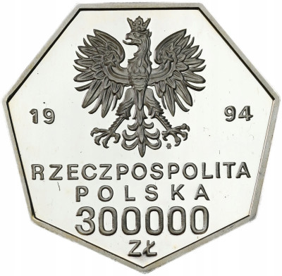 300.000 złotych 1994 Bank Polski – SREBRO