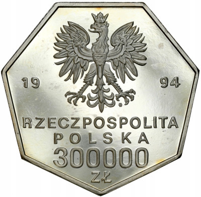 300.000 złotych 1994 Bank Polski – UNCJA SREBRA