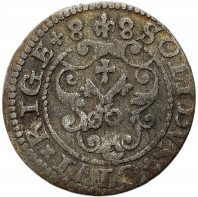 Zygmunt III Waza. Szeląg 1588, Ryga – RZADKI
