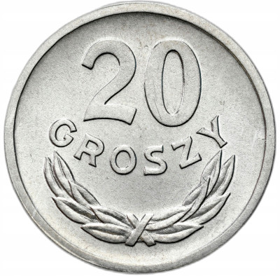 PRL. 20 groszy 1969 – Z RULONU