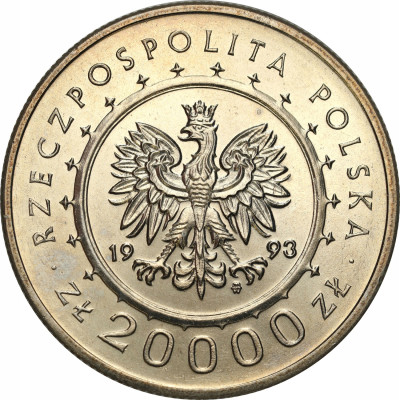 20.000 złotych 1993 Zamek w Łańcucie – PIĘKNE