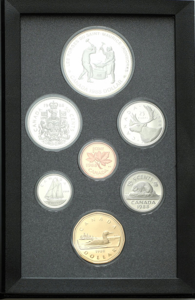 Kanada. Mint Proof Set 1988