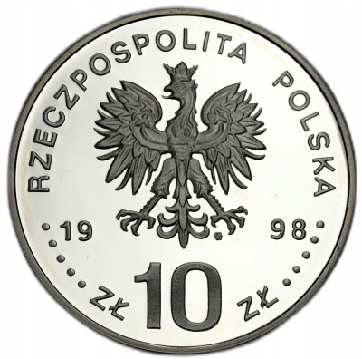 10 złotych 1998 Nagano – SREBRO