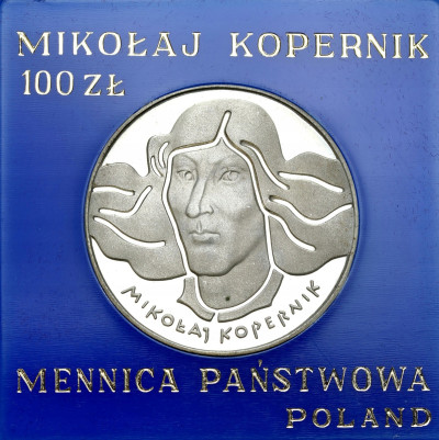 100 złotych 1973 Kopernik – SREBRO