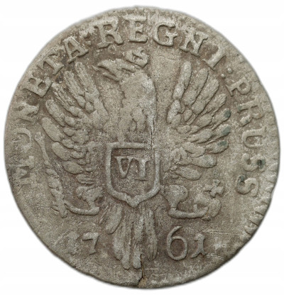 Rosja, Elżbieta. Szóstak 1761, Królewiec