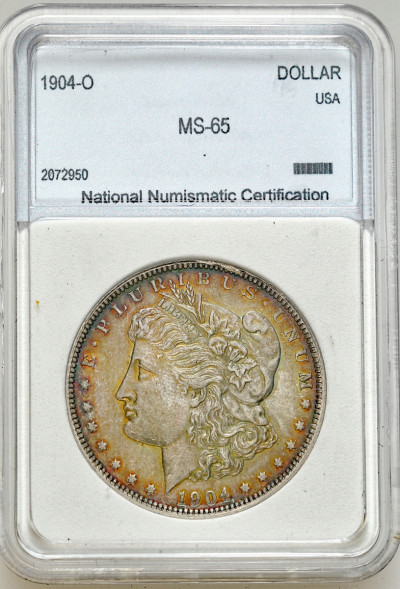 USA. 1 dolar 1904 ''O'' New Orleans - NNC MS65 - SREBRO